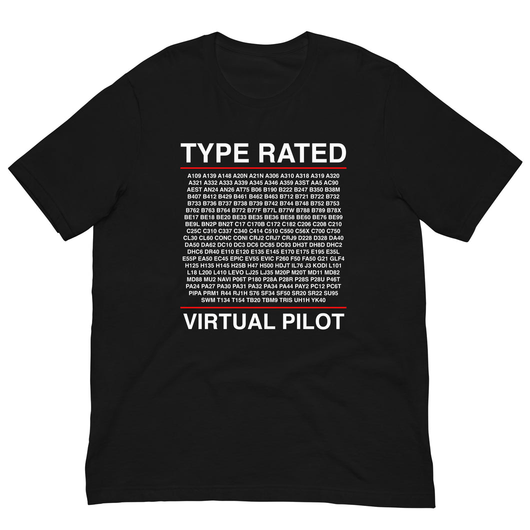 Type Rated Virtual Pilot T-Shirt